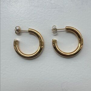 Tube Hoop Earrings